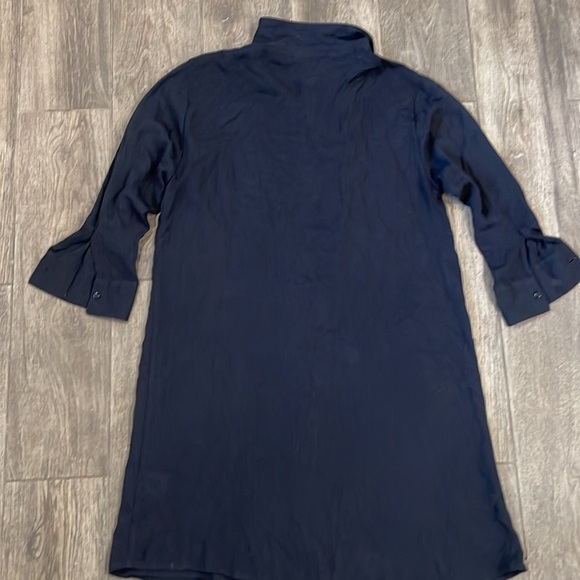 NWT Salty Lemon Black Button-Up Swim Cover Shirt Dress - Picture 4 of 4